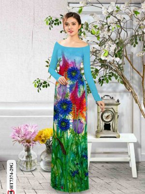 Vải áo dài hoa in 3D mới ra AD HT7374 22 1601696598 993 Vai ao dai hoa in 3D moi ra AD HT7374