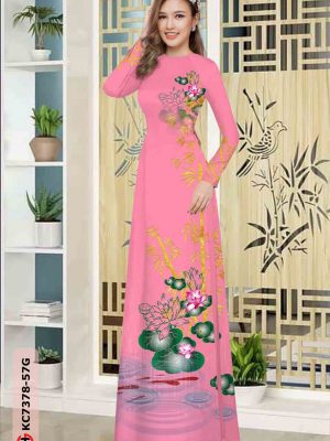 1601697169 499 Vai ao dai hoa sen kieu moi AD KC7378