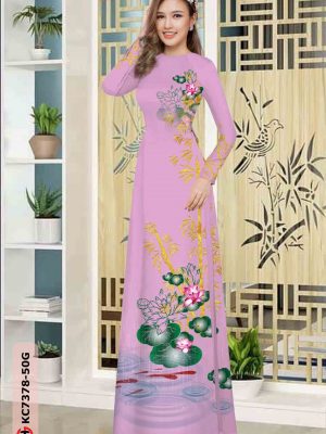 1601697169 79 Vai ao dai hoa sen kieu moi AD KC7378
