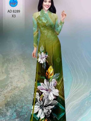 Vải áo dài hoa in 3D mới ra AD 8289 22 1601698134 336 Vai ao dai hoa in 3D moi ra AD 8289