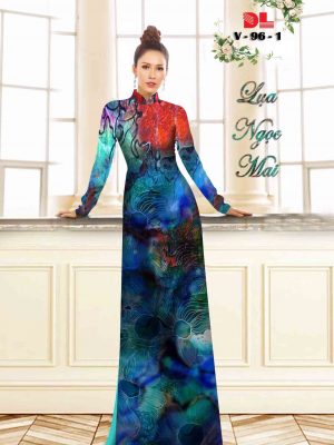 Vải Áo Dài Lụa Ngọc Mai Hoa In 3D thiết kế 2020 AD V96 21 1601866442 371 Vai Ao Dai Lua Ngoc Mai Hoa In 3D thiet
