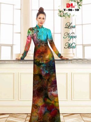 Vải Áo Dài Lụa Ngọc Mai Hoa In 3D thiết kế 2020 AD V96 23 1601866443 254 Vai Ao Dai Lua Ngoc Mai Hoa In 3D thiet