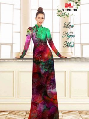 Vải Áo Dài Lụa Ngọc Mai Hoa In 3D thiết kế 2020 AD V96 27 1601866444 654 Vai Ao Dai Lua Ngoc Mai Hoa In 3D thiet