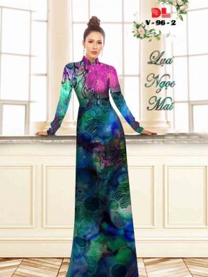 Vải Áo Dài Lụa Ngọc Mai Hoa In 3D thiết kế 2020 AD V96 30 1601866444 993 Vai Ao Dai Lua Ngoc Mai Hoa In 3D thiet