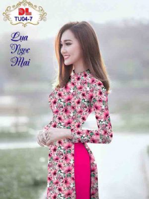1601866789 59 Vai Ao Dai Lua Ngoc Mai Hoa Deu thiet ke