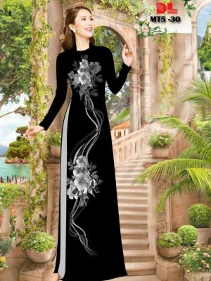 1601866949 437 Vai Ao Dai Lua Ngoc Mai Hoa In 3D kieu