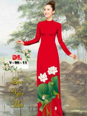 1601867091 321 Vai Ao Dai Lua Ngoc Mai Hoa Sen kieu moi