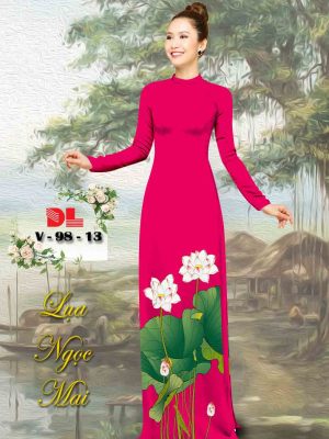 1601867091 989 Vai Ao Dai Lua Ngoc Mai Hoa Sen kieu moi