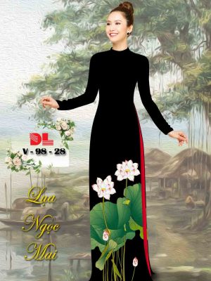 1601867092 259 Vai Ao Dai Lua Ngoc Mai Hoa Sen kieu moi