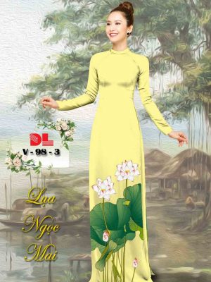 1601867094 132 Vai Ao Dai Lua Ngoc Mai Hoa Sen kieu moi