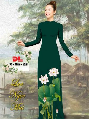 1601867094 381 Vai Ao Dai Lua Ngoc Mai Hoa Sen kieu moi