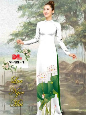 1601867095 765 Vai Ao Dai Lua Ngoc Mai Hoa Sen kieu moi