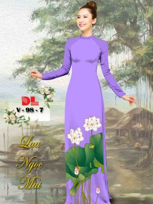 1601867096 266 Vai Ao Dai Lua Ngoc Mai Hoa Sen kieu moi