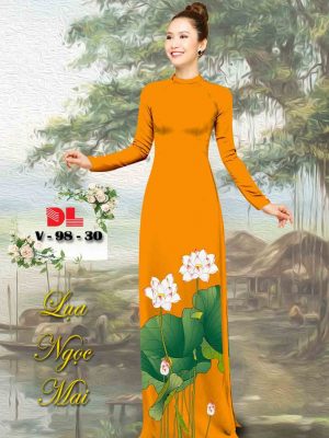 1601867096 699 Vai Ao Dai Lua Ngoc Mai Hoa Sen kieu moi