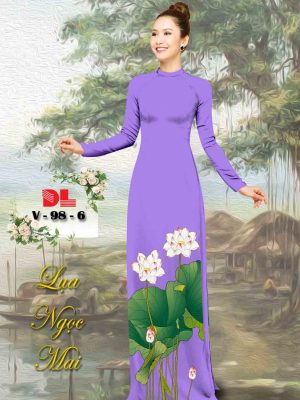 1601867097 907 Vai Ao Dai Lua Ngoc Mai Hoa Sen kieu moi