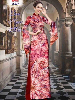 1601867404 494 Vai Ao Dai Lua Ngoc Mai Hoa In 3D thiet