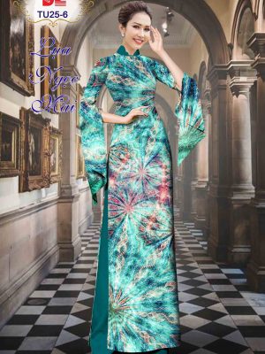1601867405 932 Vai Ao Dai Lua Ngoc Mai Hoa In 3D thiet