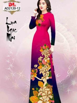 1601867659 613 Vai Ao Dai Lua Ngoc Mai Hoa In 3D thiet