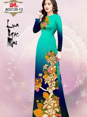 1601867660 13 Vai Ao Dai Lua Ngoc Mai Hoa In 3D thiet