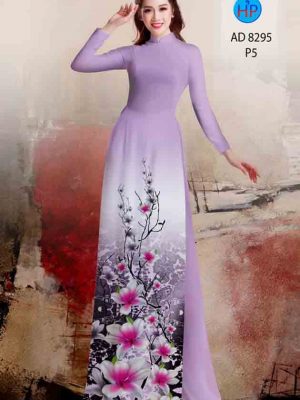 Vải áo dài hoa lan mới ra AD 8295 22 1601873575 878 Vai ao dai hoa lan moi ra AD 8295
