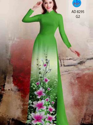 Vải áo dài hoa lan mới ra AD 8295 24 1601873576 874 Vai ao dai hoa lan moi ra AD 8295