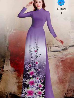Vải áo dài hoa lan mới ra AD 8295 33 1601873577 489 Vai ao dai hoa lan moi ra AD 8295