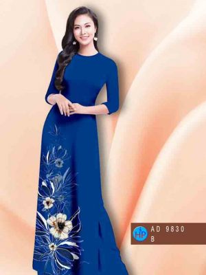 1601873912 369 Vai ao dai hoa in 3D thiet ke 2020 AD