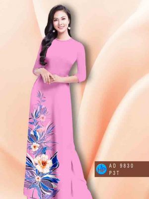 1601873913 440 Vai ao dai hoa in 3D thiet ke 2020 AD