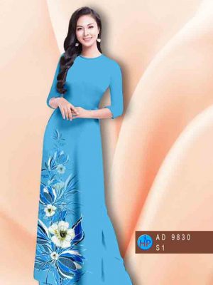 1601873914 265 Vai ao dai hoa in 3D thiet ke 2020 AD