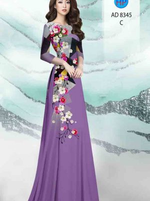 Vải áo dài hoa in 3D kiểu mới AD 8345 21 1601874263 306 Vai ao dai hoa in 3D kieu moi AD 8345
