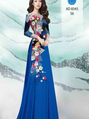 Vải áo dài hoa in 3D kiểu mới AD 8345 20 1601874263 58 Vai ao dai hoa in 3D kieu moi AD 8345