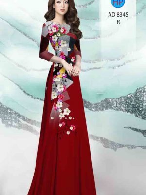 Vải áo dài hoa in 3D kiểu mới AD 8345 24 1601874264 825 Vai ao dai hoa in 3D kieu moi AD 8345