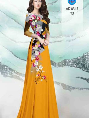 Vải áo dài hoa in 3D kiểu mới AD 8345 32 1601874265 876 Vai ao dai hoa in 3D kieu moi AD 8345
