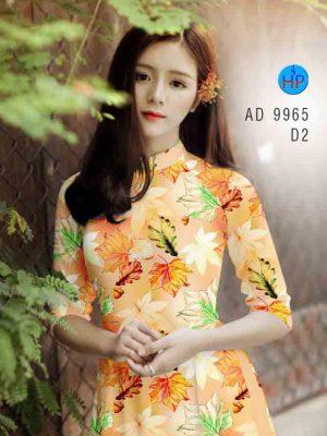 Vải áo dài hình lá kiểu mới AD 9965 22 1601874411 204 Vai ao dai hinh la kieu moi AD 9965