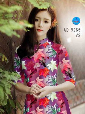 Vải áo dài hình lá kiểu mới AD 9965 30 1601874412 990 Vai ao dai hinh la kieu moi AD 9965