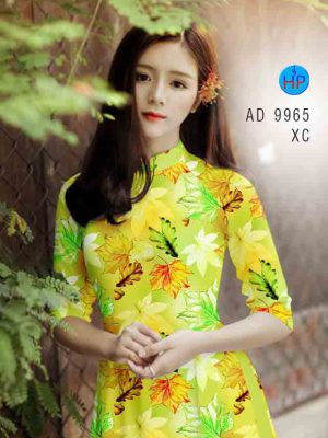 Vải áo dài hình lá kiểu mới AD 9965 33 1601874413 682 Vai ao dai hinh la kieu moi AD 9965