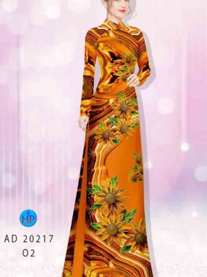 Vải áo dài hoa hướng dương mới ra AD 20217 30 1601875416 608 Vai ao dai hoa huong duong moi ra AD 20217