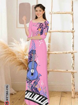 Vải áo dài hình cây đàn mới ra AD HT7383 19 1601877236 748 Vai ao dai hinh cay dan moi ra AD HT7383