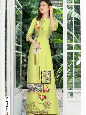 Vải áo dài hoa in 3D kiểu mới AD KC7386 18 1601877529 437 Vai ao dai hoa in 3D kieu moi AD KC7386
