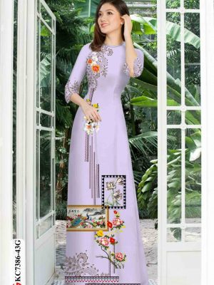 Vải áo dài hoa in 3D kiểu mới AD KC7386 26 1601877530 958 Vai ao dai hoa in 3D kieu moi AD KC7386