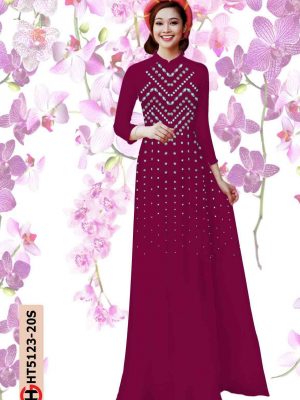 Vải áo dài hoa in 3D thiết kế 2020 AD HT5123 28 1601878867 376 Vai ao dai hoa in 3D thiet ke 2020 AD