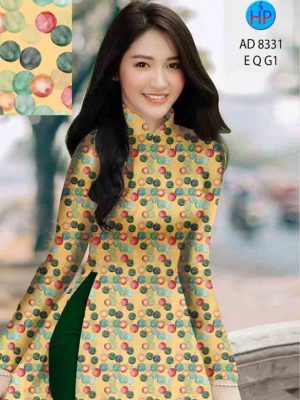 1601879301 836 Vai ao dai cham bi thiet ke 2020 AD 8331