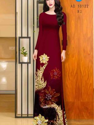 1601879811 378 Vai ao dai hoa in 3D kieu moi AD 10122