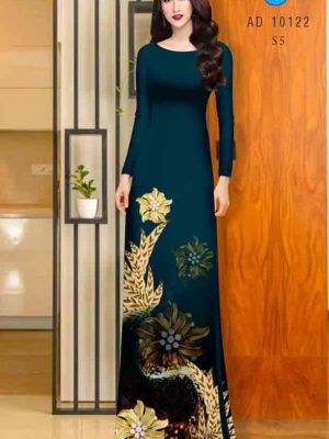 1601879812 188 Vai ao dai hoa in 3D kieu moi AD 10122