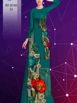 1601880057 166 Vai ao dai hoa in 3D kieu moi AD 20185