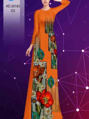 1601880057 345 Vai ao dai hoa in 3D kieu moi AD 20185