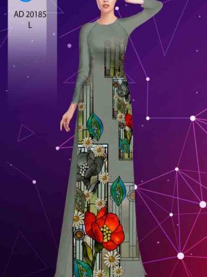 1601880057 965 Vai ao dai hoa in 3D kieu moi AD 20185