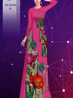 1601880058 21 Vai ao dai hoa in 3D kieu moi AD 20185