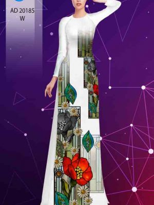1601880058 787 Vai ao dai hoa in 3D kieu moi AD 20185