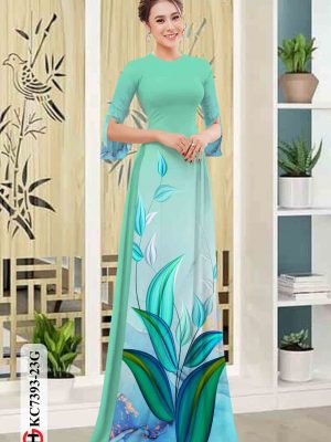 Vải áo dài in hình lá mới ra AD KC7393 17 1601959489 805 Vai ao dai in hinh la moi ra AD KC7393